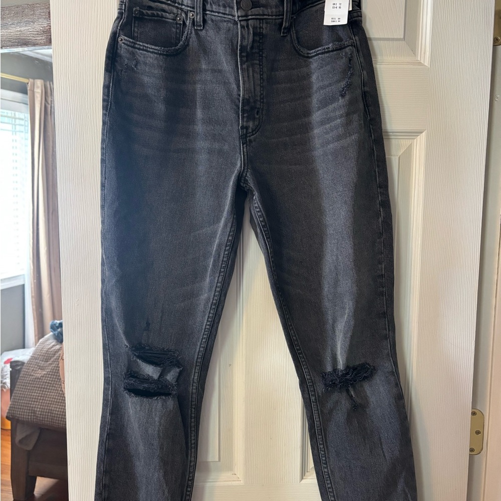 Abercrombie Skinny High Rise Black Jeans